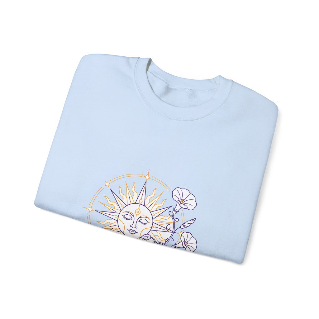 Matching Couple Sweatshirt - Sun & Moon Matching Couple Comfort Colors Crew Minimalist Art His Hers Christmas Gift - Design B