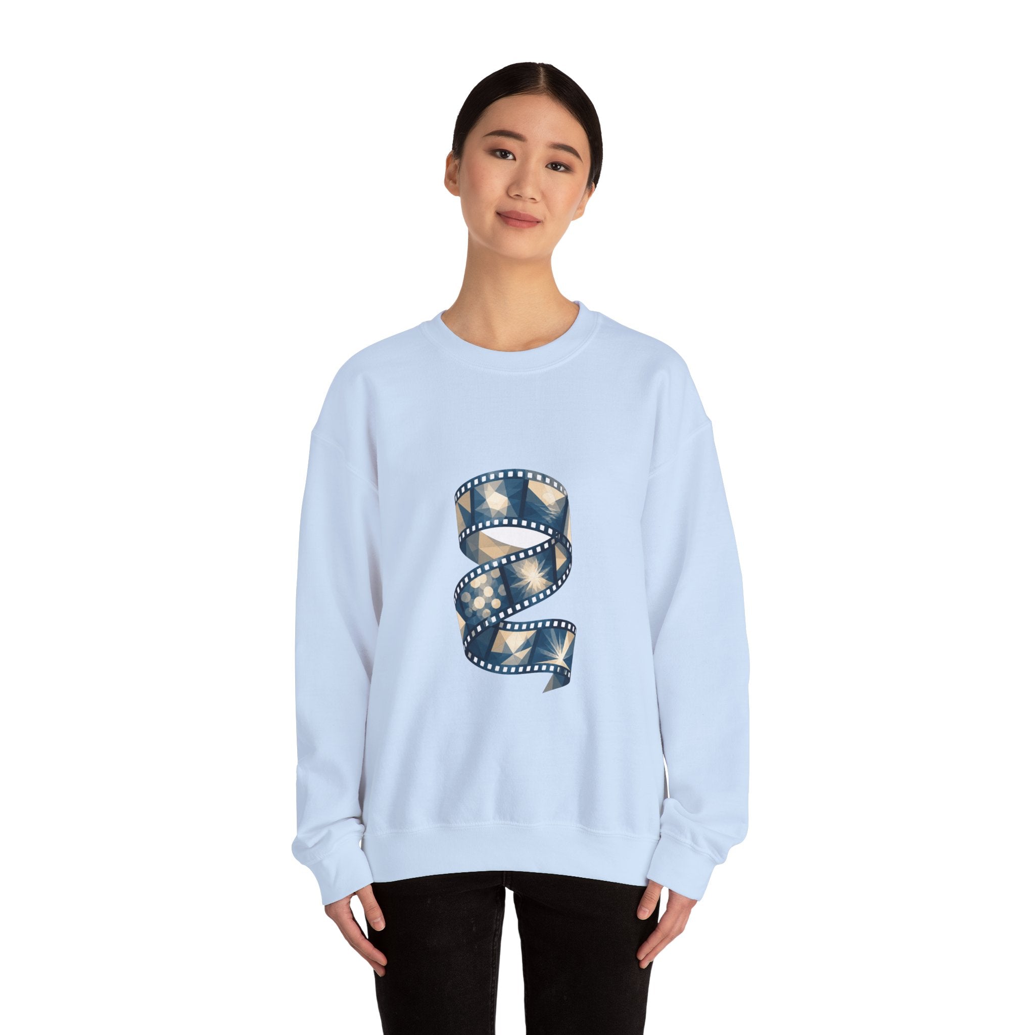 Matching Couple Sweatshirt - Camera & Film Matching Couple Comfort Colors Crew Geometric Art His Hers Love Gift - Design B
