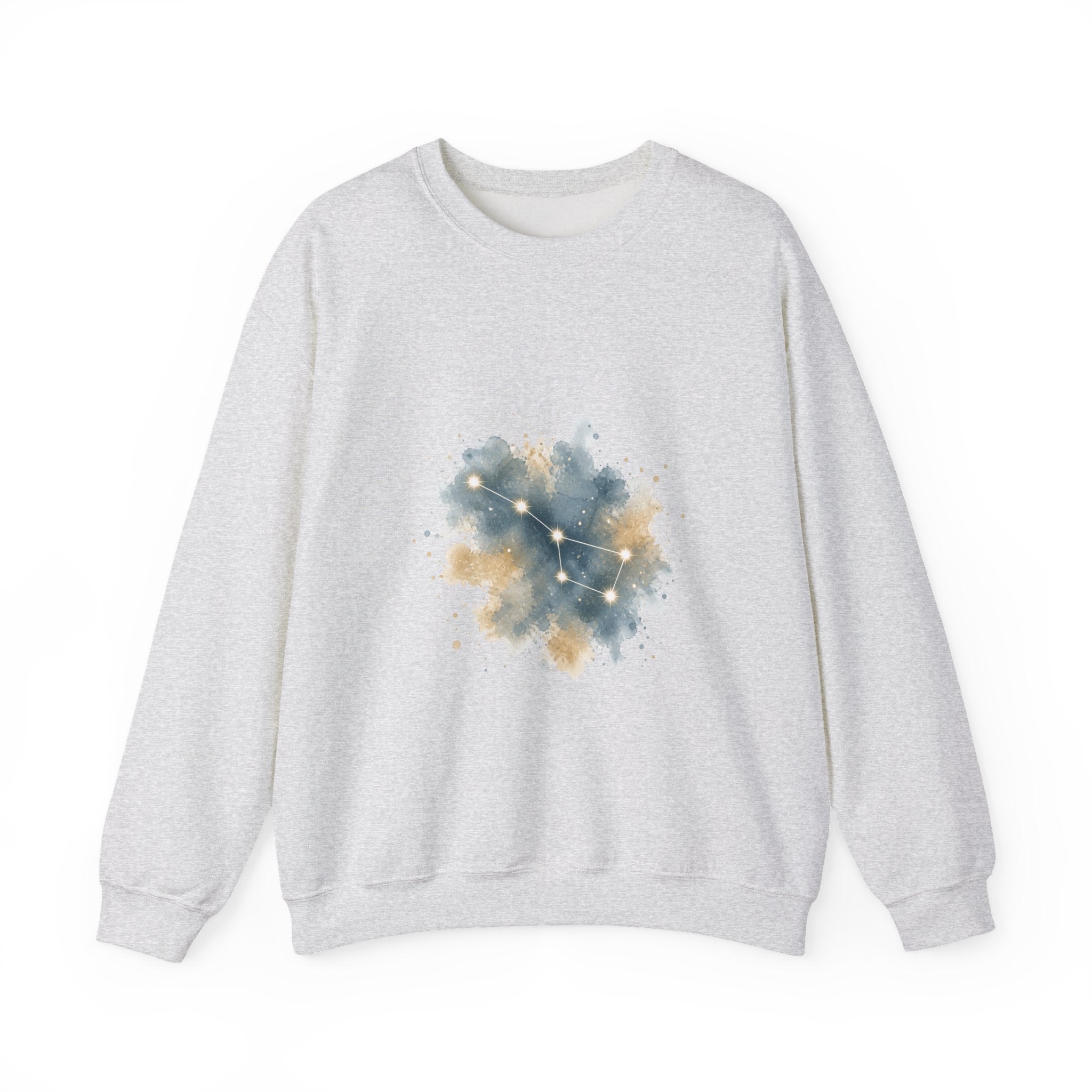 Matching Couple Sweatshirt - Big & Little Dipper Matching Couple Premium Fleece Sweatshirt Watercolor Art His Hers Birthday Gift - Design A