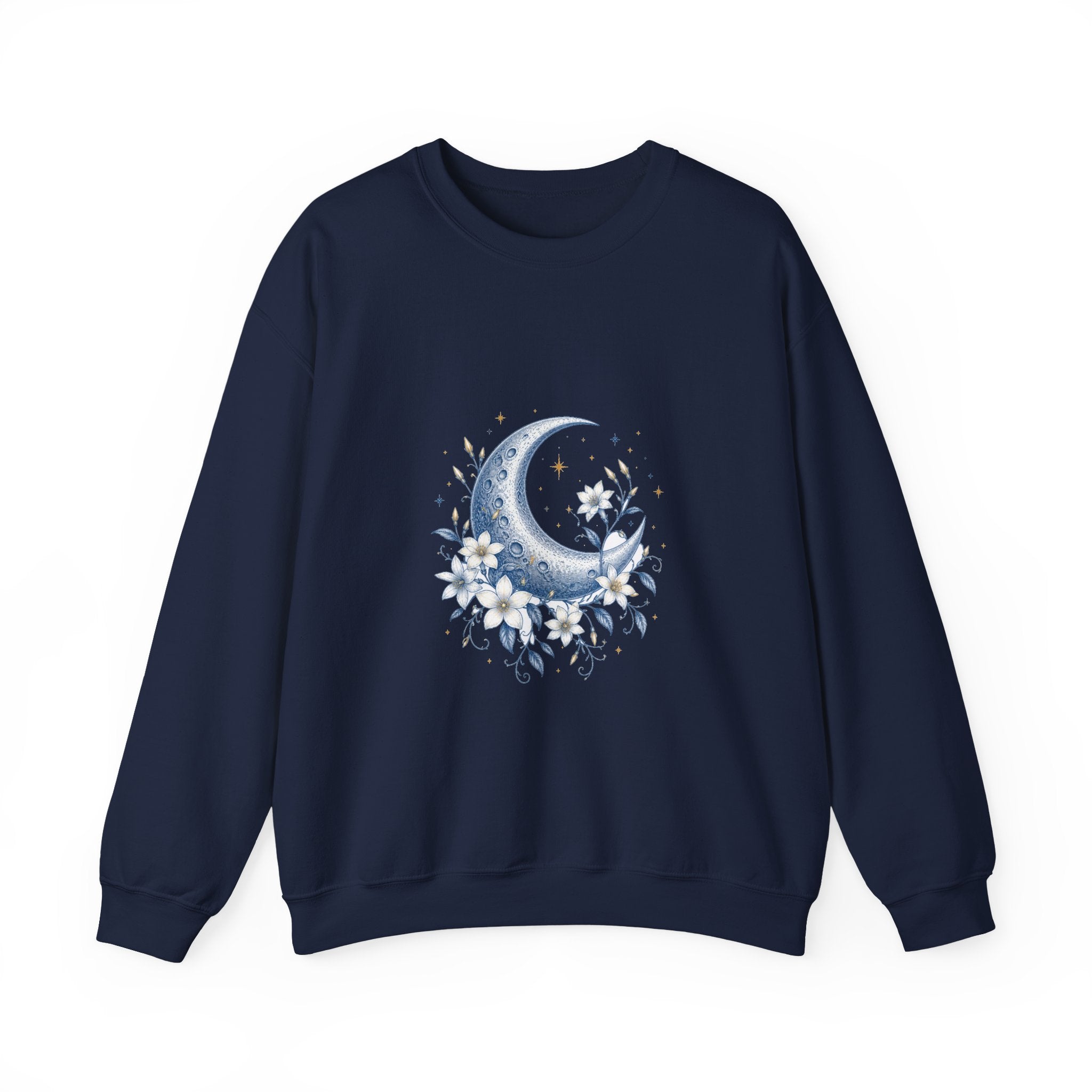 Matching Couple Sweatshirt - Sun & Moon Matching Couple Comfort Colors Crew Vintage Art His Hers Honeymoon Gift - Design A