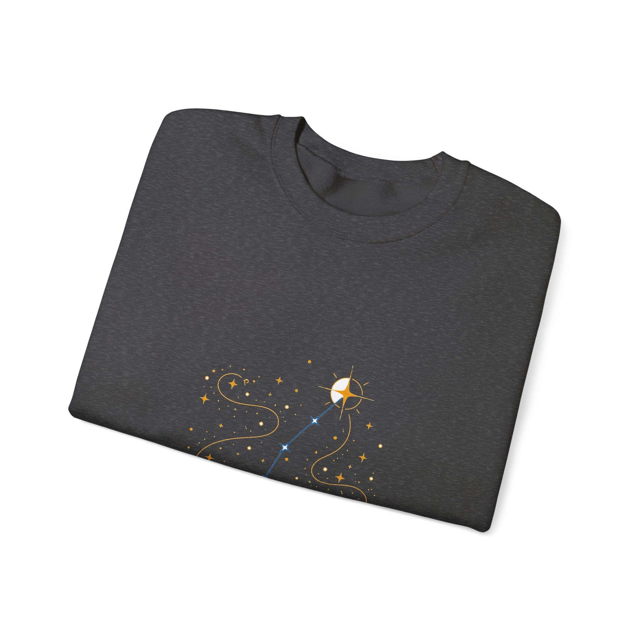 Matching Couple Sweatshirt - Big & Little Dipper Matching Couple Crewneck Sweatshirt Minimalist Art His Hers Valentine Gift - Design B