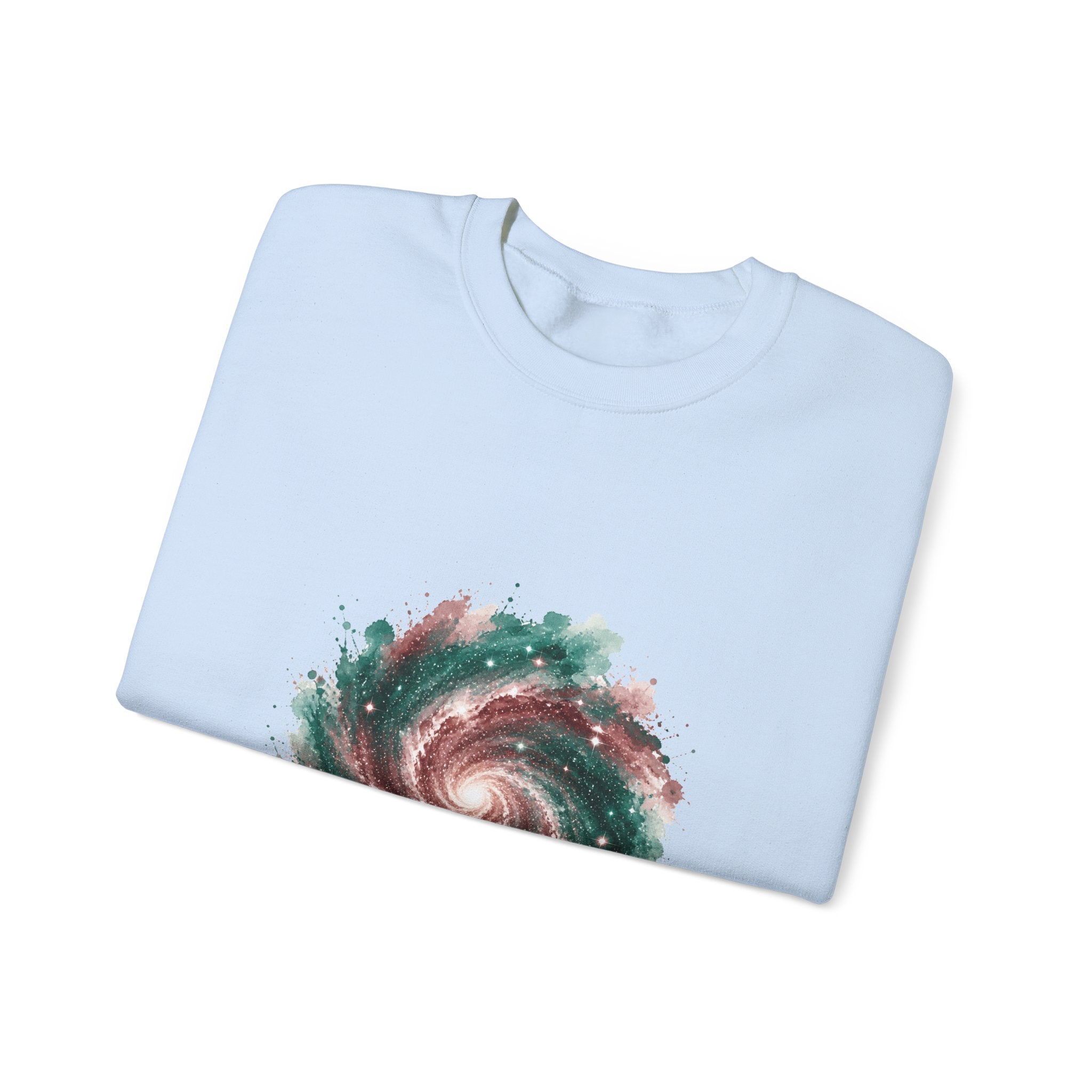 Matching Couple Sweatshirt - Galaxy & Supernova Matching Couple Comfort Colors Crew Watercolor Art His Hers Birthday Gift - Design A