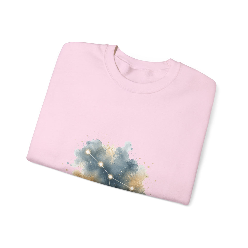 Matching Couple Sweatshirt - Big & Little Dipper Matching Couple Premium Fleece Sweatshirt Watercolor Art His Hers Birthday Gift - Design A