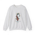 Matching Couple Sweatshirt - Koi Fish Yin Yang Matching Couple Crewneck Sweatshirt Geometric Art His Hers Couple Gift - Design B