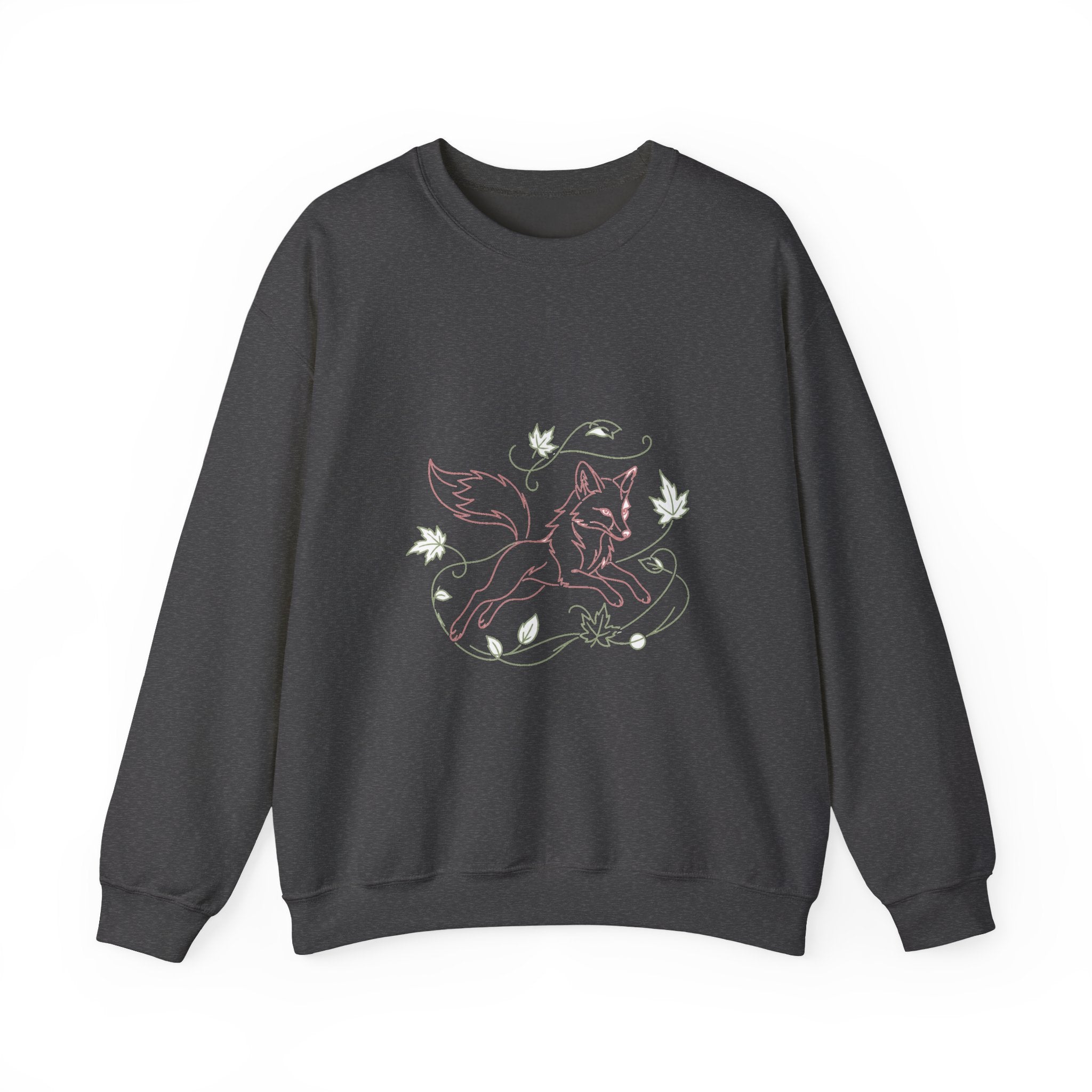Matching Couple Sweatshirt - Fox & Rabbit Matching Couple Premium Fleece Sweatshirt Minimalist Art His Hers Christmas Gift - Design A