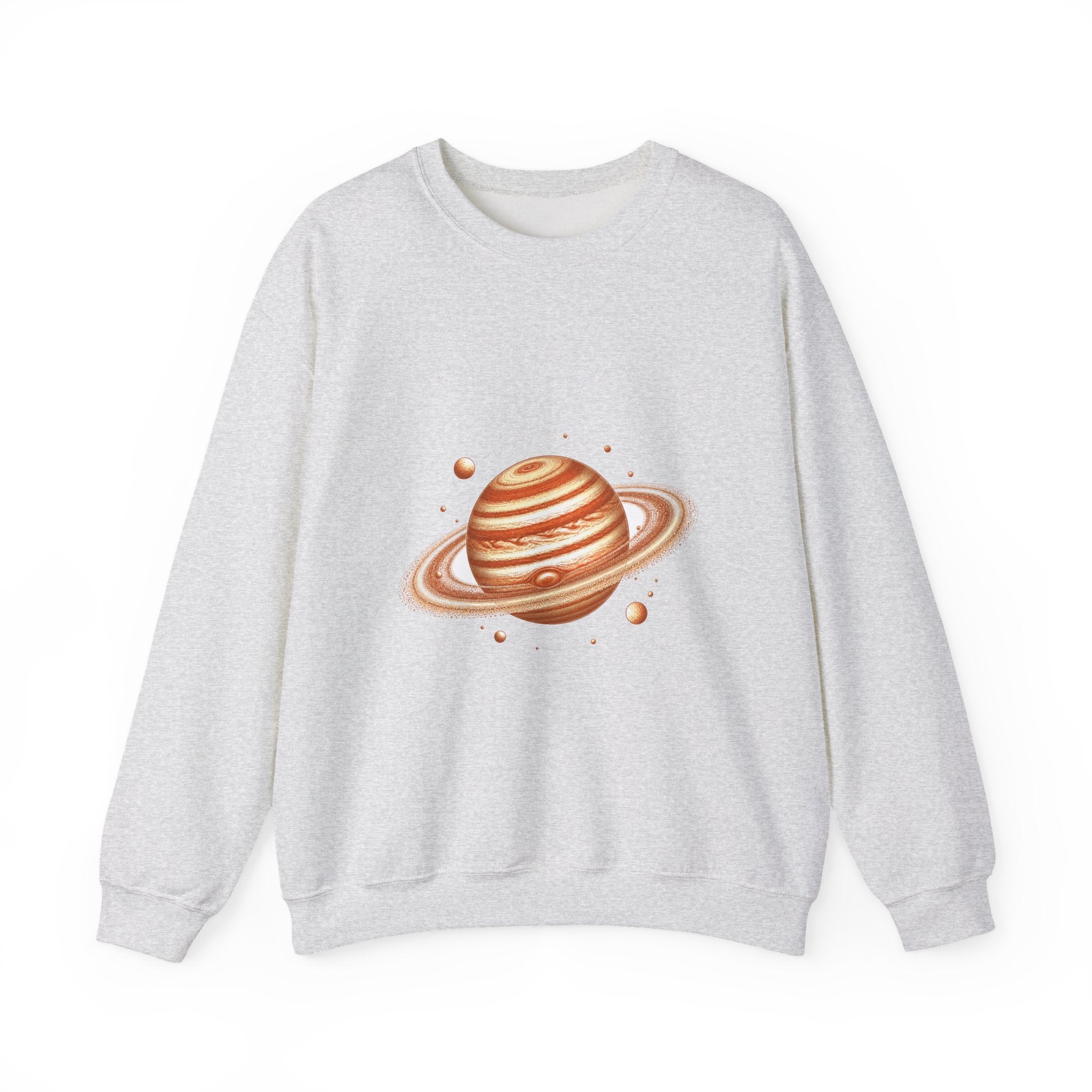 Matching Couple Sweatshirt - Astronaut & Planet Matching Couple Comfort Colors Crew Vintage Art His Hers Honeymoon Gift - Design B
