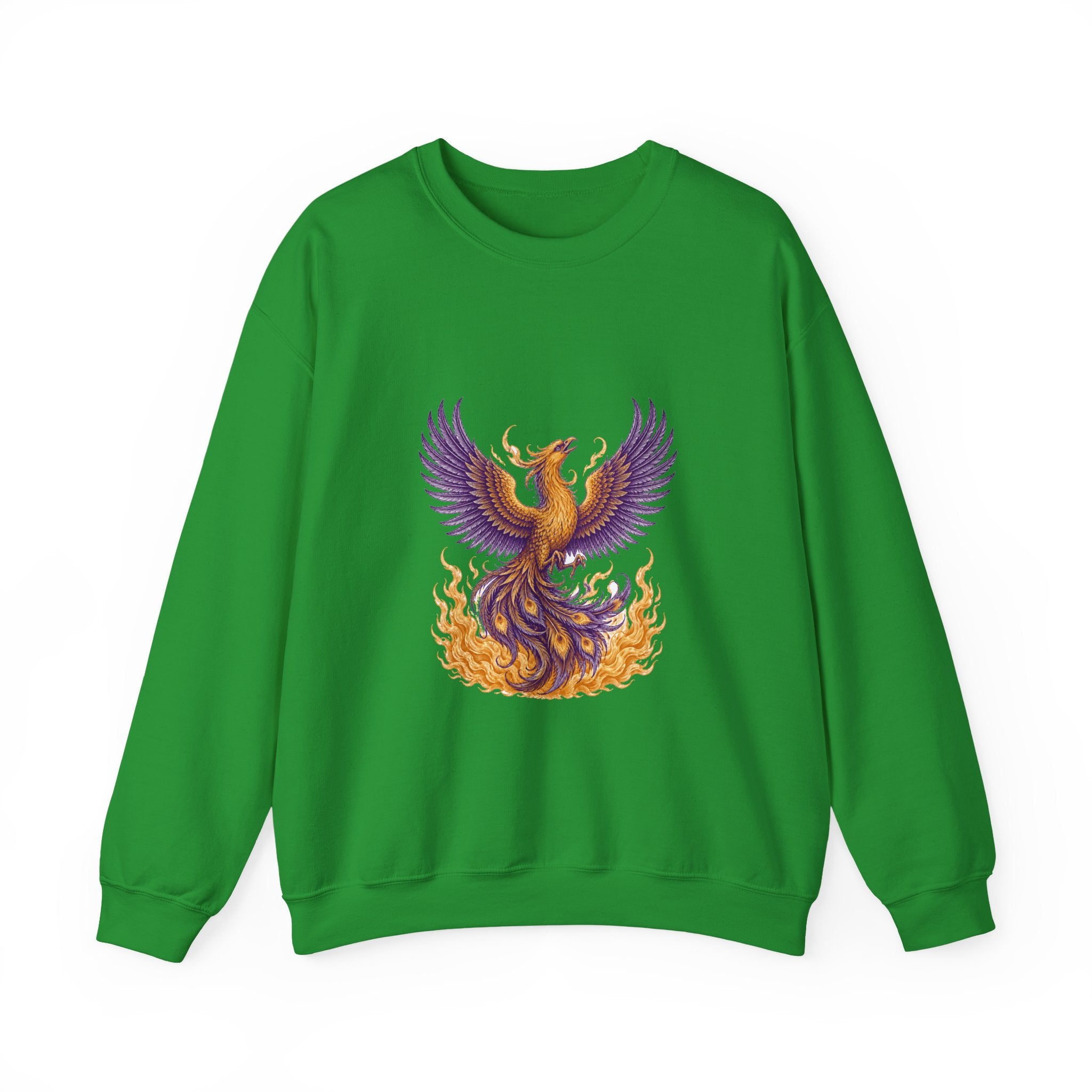 Matching Couple Sweatshirt - Dragon & Phoenix Matching Couple Comfort Colors Crew Vintage Art His Hers Honeymoon Gift - Design B