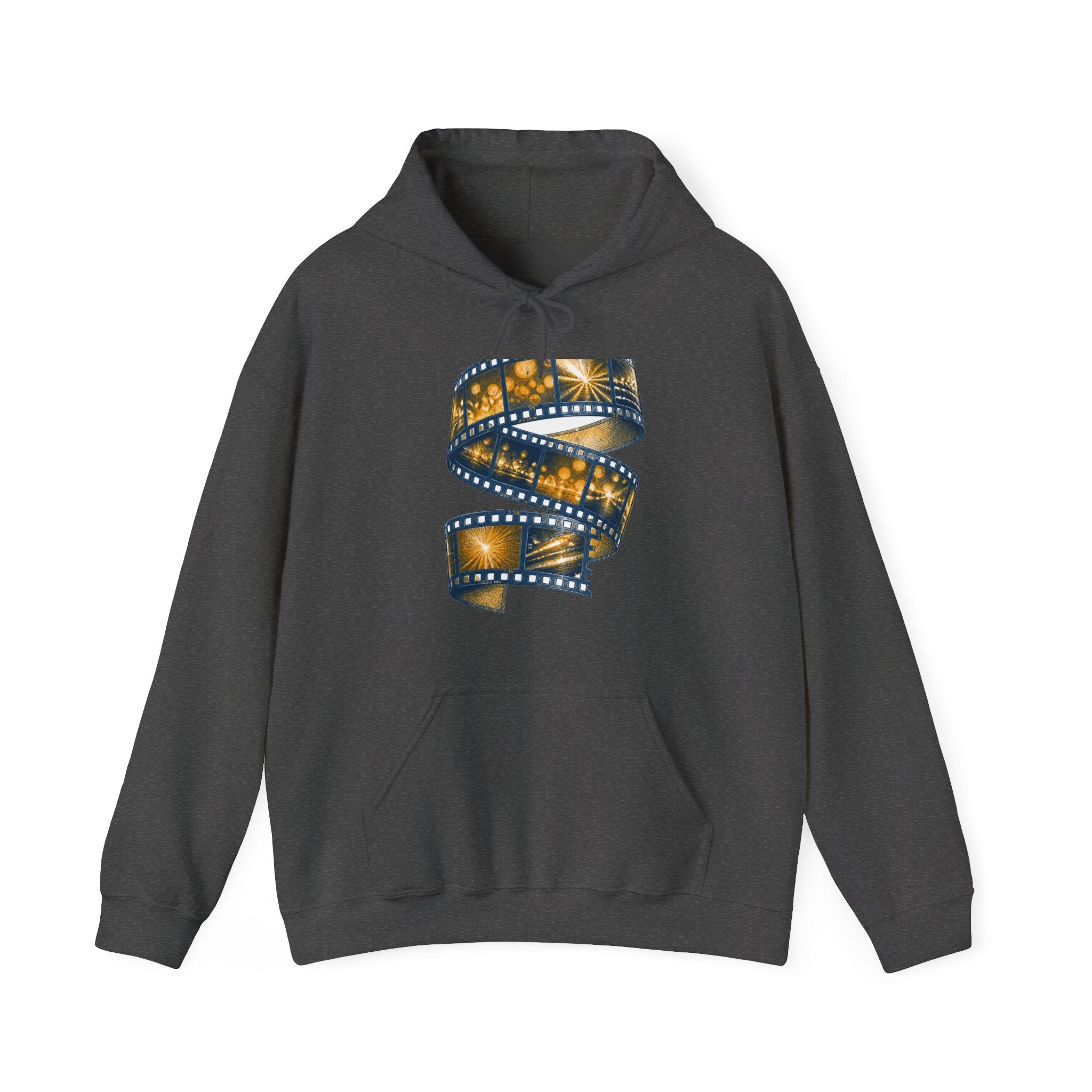 Matching Couple Sweatshirt - Camera & Film Matching Couple Hooded Sweatshirt Hand-Drawn Art His Hers Best Friend Gift - Design B