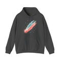 Matching Couple Sweatshirt - Comet & Asteroid Matching Couple Hooded Sweatshirt Vintage Art His Hers Wedding Gift - Design A