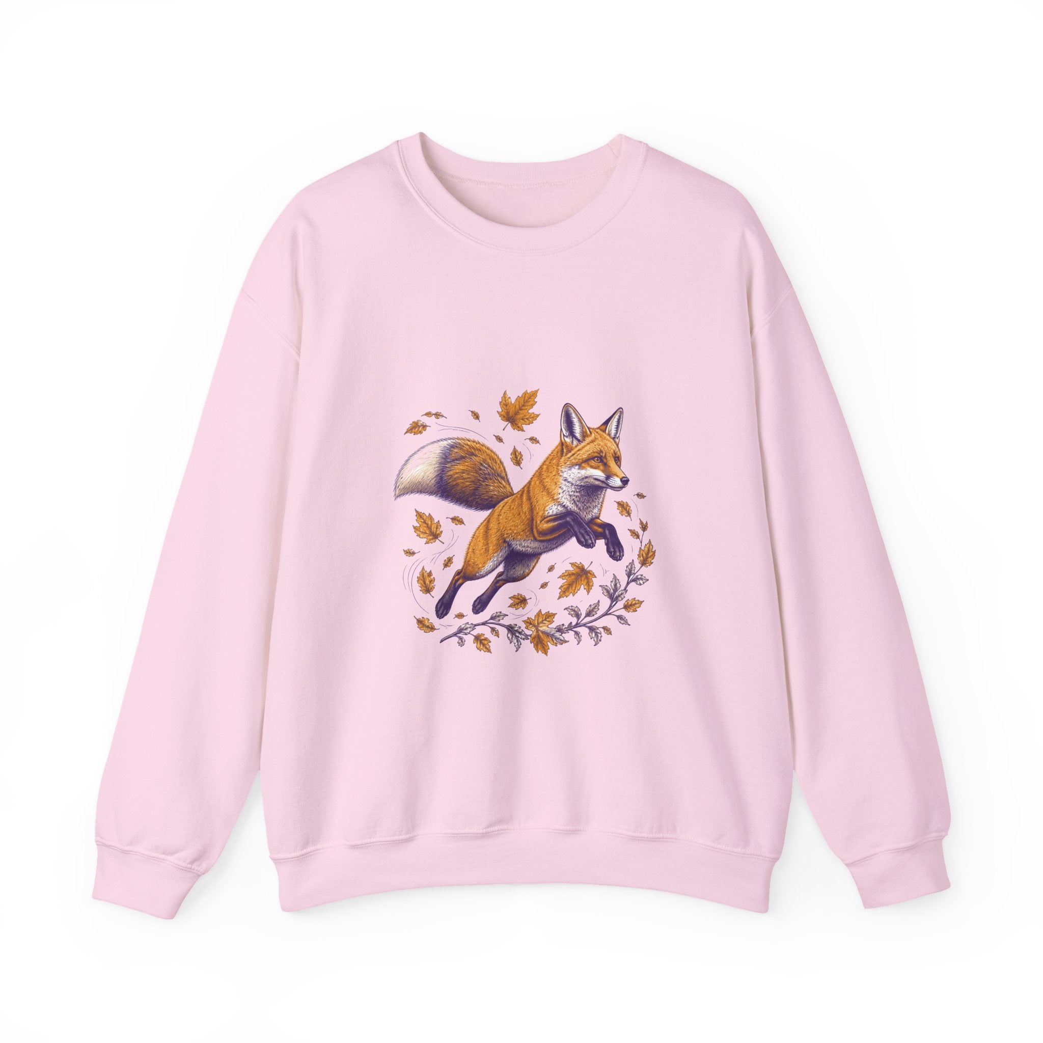 Matching Couple Sweatshirt - Fox & Rabbit Matching Couple Comfort Colors Crew Vintage Art His Hers Honeymoon Gift - Design A