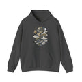Matching Couple Sweatshirt - Dragon & Phoenix Matching Couple Hooded Sweatshirt Hand-Drawn Art His Hers Best Friend Gift - Design A