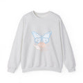 Matching Couple Sweatshirt - Butterfly & Moth Matching Couple Crewneck Sweatshirt Minimalist Art His Hers Valentine Gift - Design A