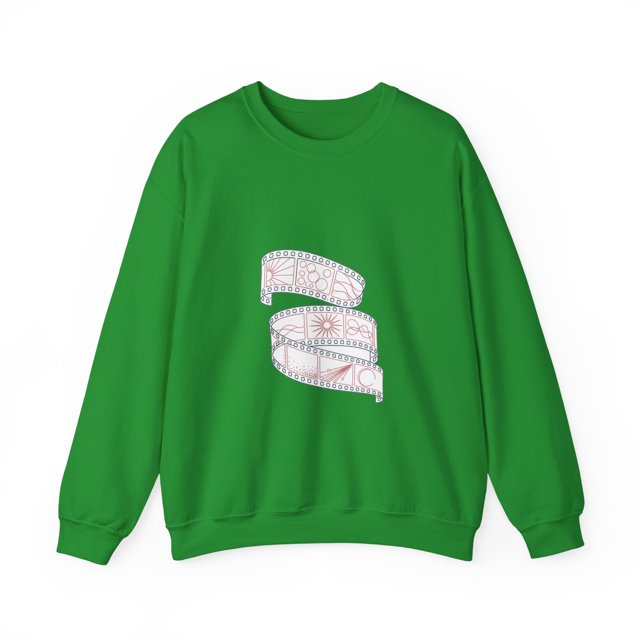 Matching Couple Sweatshirt - Camera & Film Matching Couple Comfort Colors Crew Minimalist Art His Hers Christmas Gift - Design B