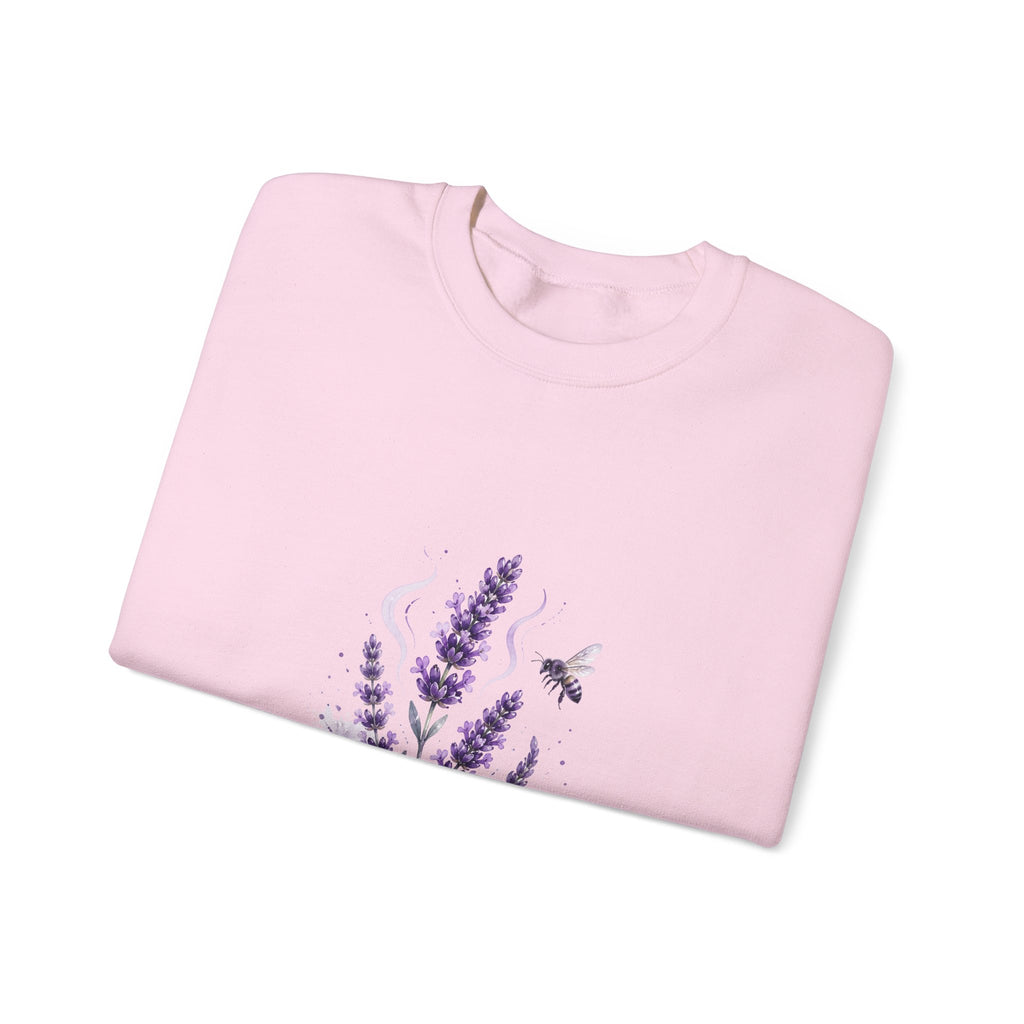 Matching Couple Sweatshirt - Lavender & Thistle Matching Couple Comfort Colors Crew Watercolor Art His Hers Birthday Gift - Design A