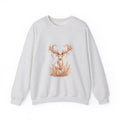 Matching Couple Sweatshirt - Bear & Deer Matching Couple Crewneck Sweatshirt Hand-Drawn Art His Hers Best Friend Gift - Design B