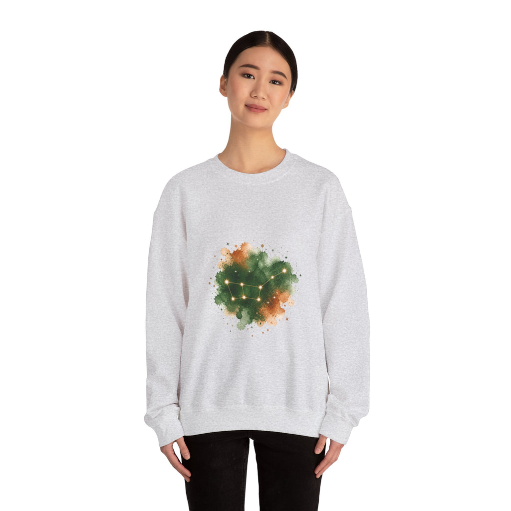 Matching Couple Sweatshirt - Big & Little Dipper Matching Couple Crewneck Sweatshirt Watercolor Art His Hers Engagement Gift - Design A