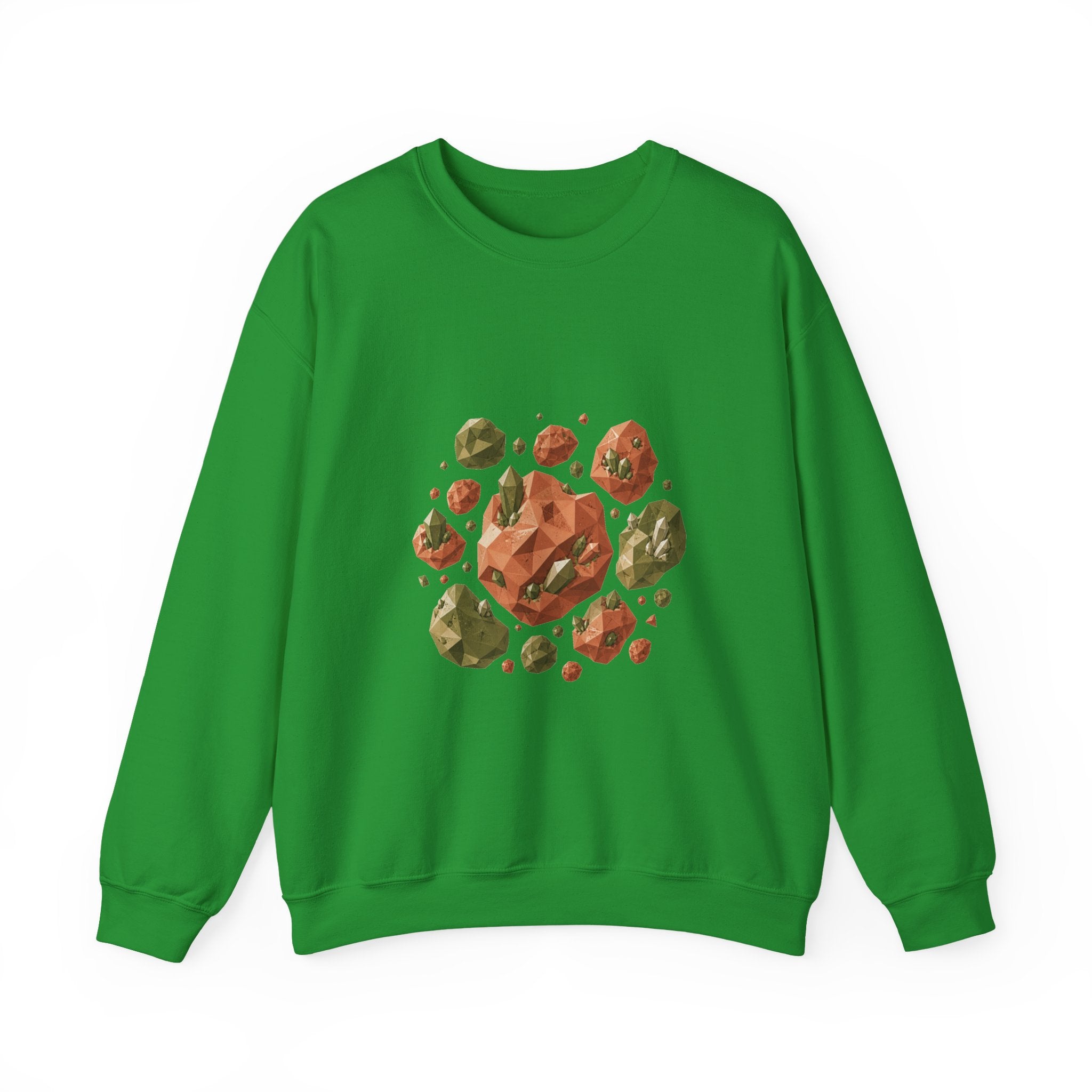 Matching Couple Sweatshirt - Comet & Asteroid Matching Couple Crewneck Sweatshirt Geometric Art His Hers Couple Gift - Design B