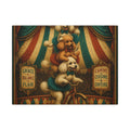 Poodle Stack Bicycle Wall Art Canvas 16×20 Baroque Home Office Decor Maximalist Print