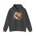 Matching Couple Sweatshirt - Fox & Rabbit Matching Couple Hooded Sweatshirt Watercolor Art His Hers Engagement Gift - Design A