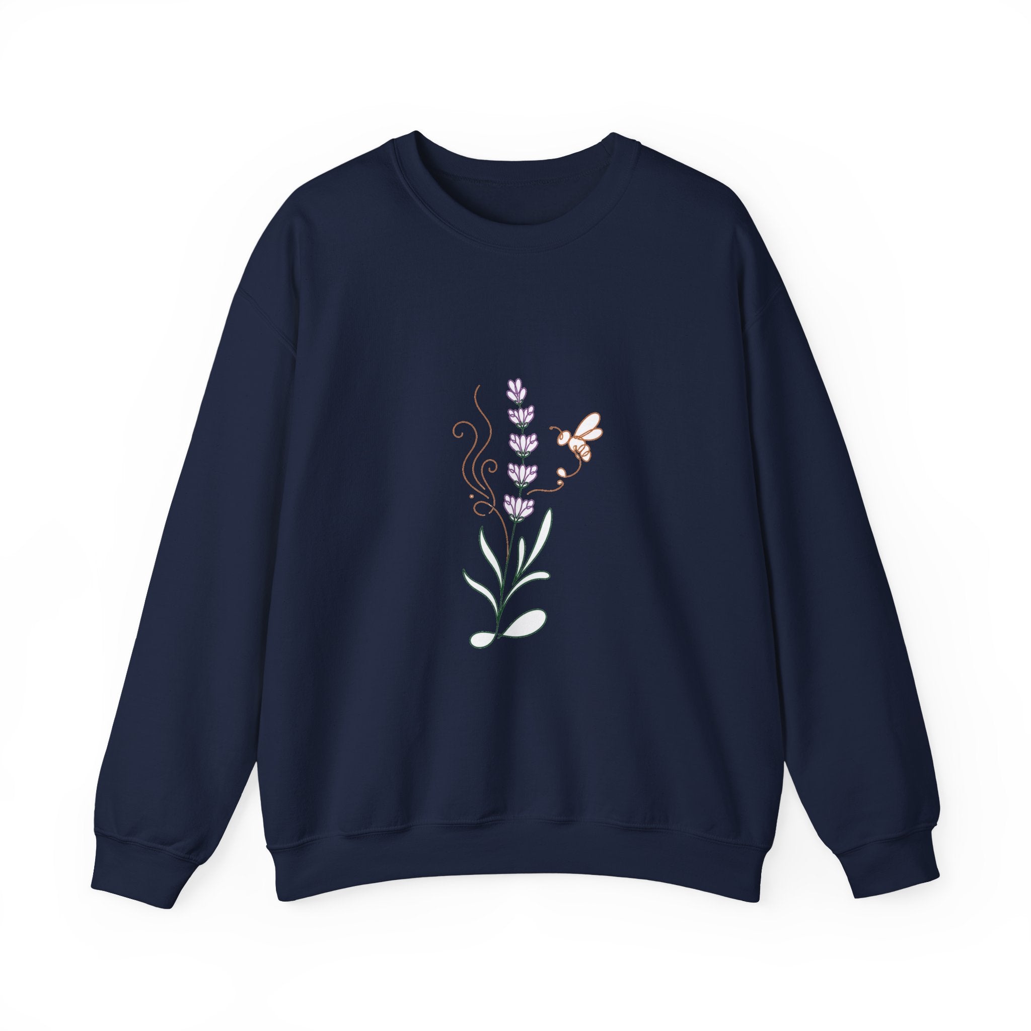 Matching Couple Sweatshirt - Lavender & Thistle Matching Couple Crewneck Sweatshirt Minimalist Art His Hers Valentine Gift - Design A