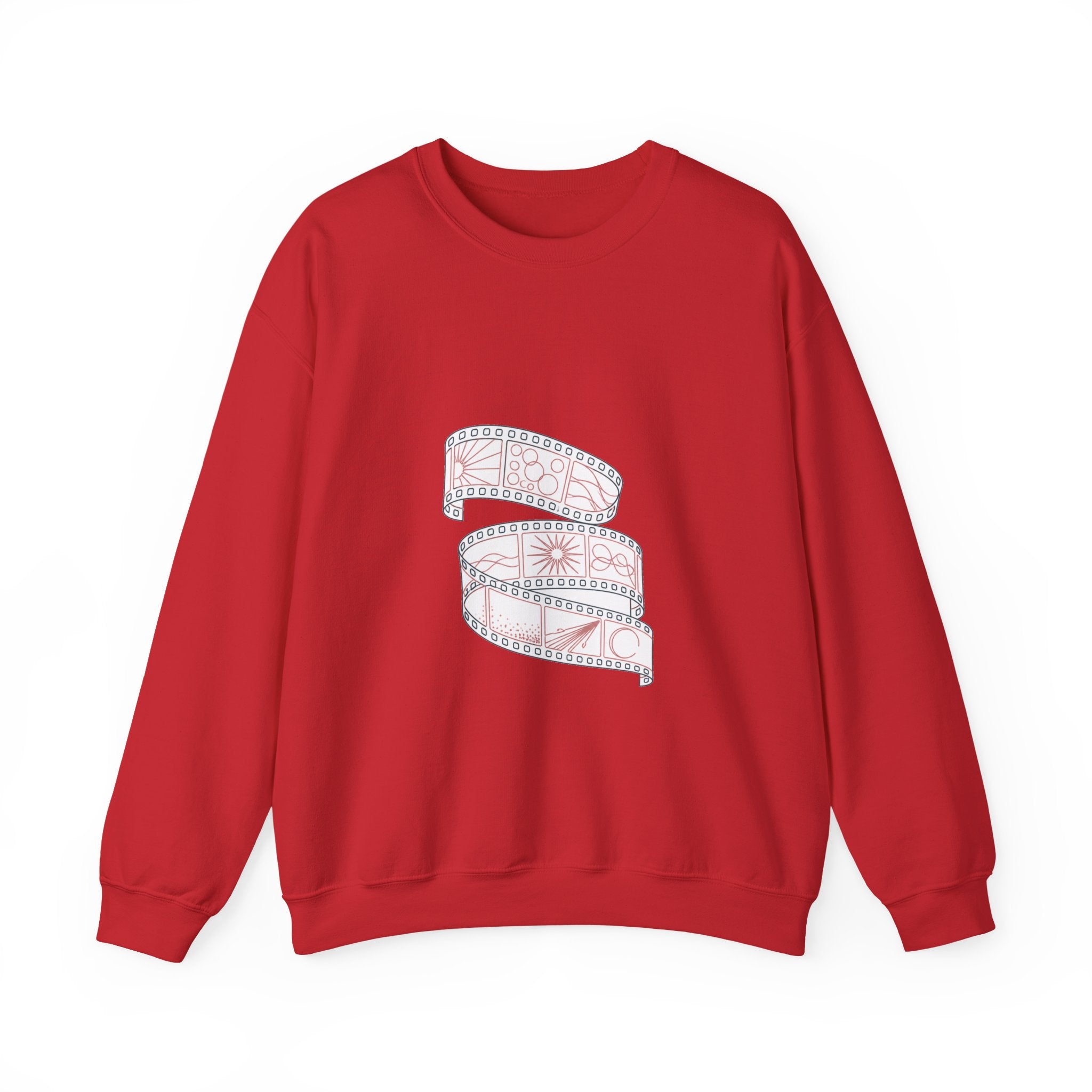 Matching Couple Sweatshirt - Camera & Film Matching Couple Comfort Colors Crew Minimalist Art His Hers Christmas Gift - Design B