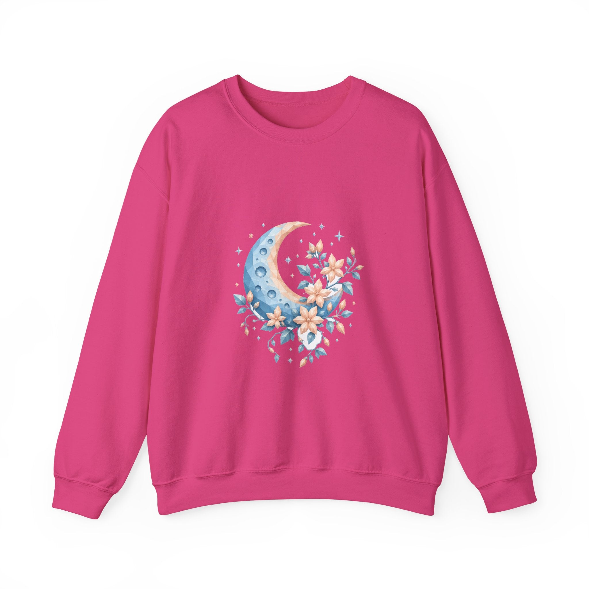 Matching Couple Sweatshirt - Sun & Moon Matching Couple Premium Fleece Sweatshirt Geometric Art His Hers Love Gift - Design A