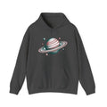 Matching Couple Sweatshirt - Saturn & Jupiter Matching Couple Hooded Sweatshirt Hand-Drawn Art His Hers Best Friend Gift - Design A