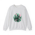 Matching Couple Sweatshirt - Coral Reef & Deep Sea Matching Couple Crewneck Sweatshirt Watercolor Art His Hers Engagement Gift - Design B