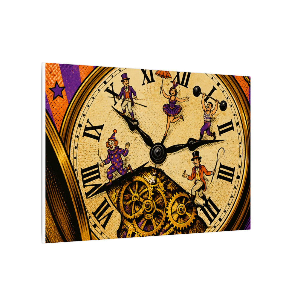 Pocket Watch Performers Wall Art Canvas 16×20 Pop Art Living Room Decor Maximalist Print