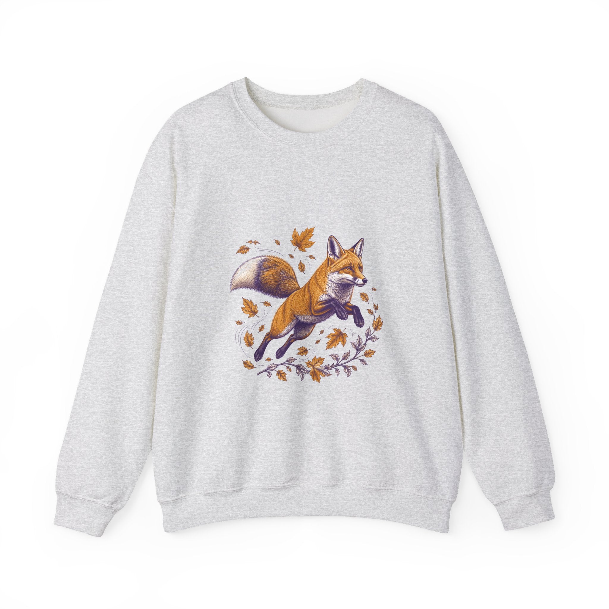 Matching Couple Sweatshirt - Fox & Rabbit Matching Couple Comfort Colors Crew Vintage Art His Hers Honeymoon Gift - Design A