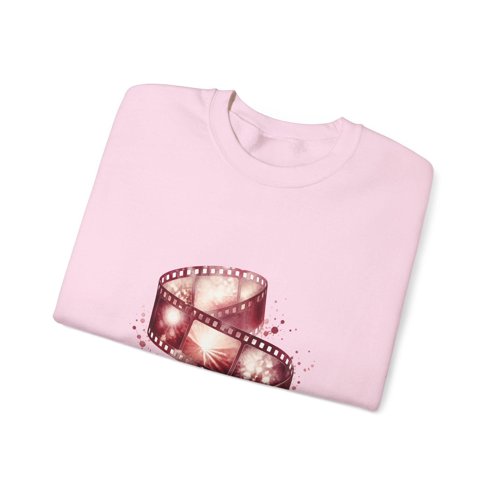 Matching Couple Sweatshirt - Camera & Film Matching Couple Premium Fleece Sweatshirt Watercolor Art His Hers Birthday Gift - Design B