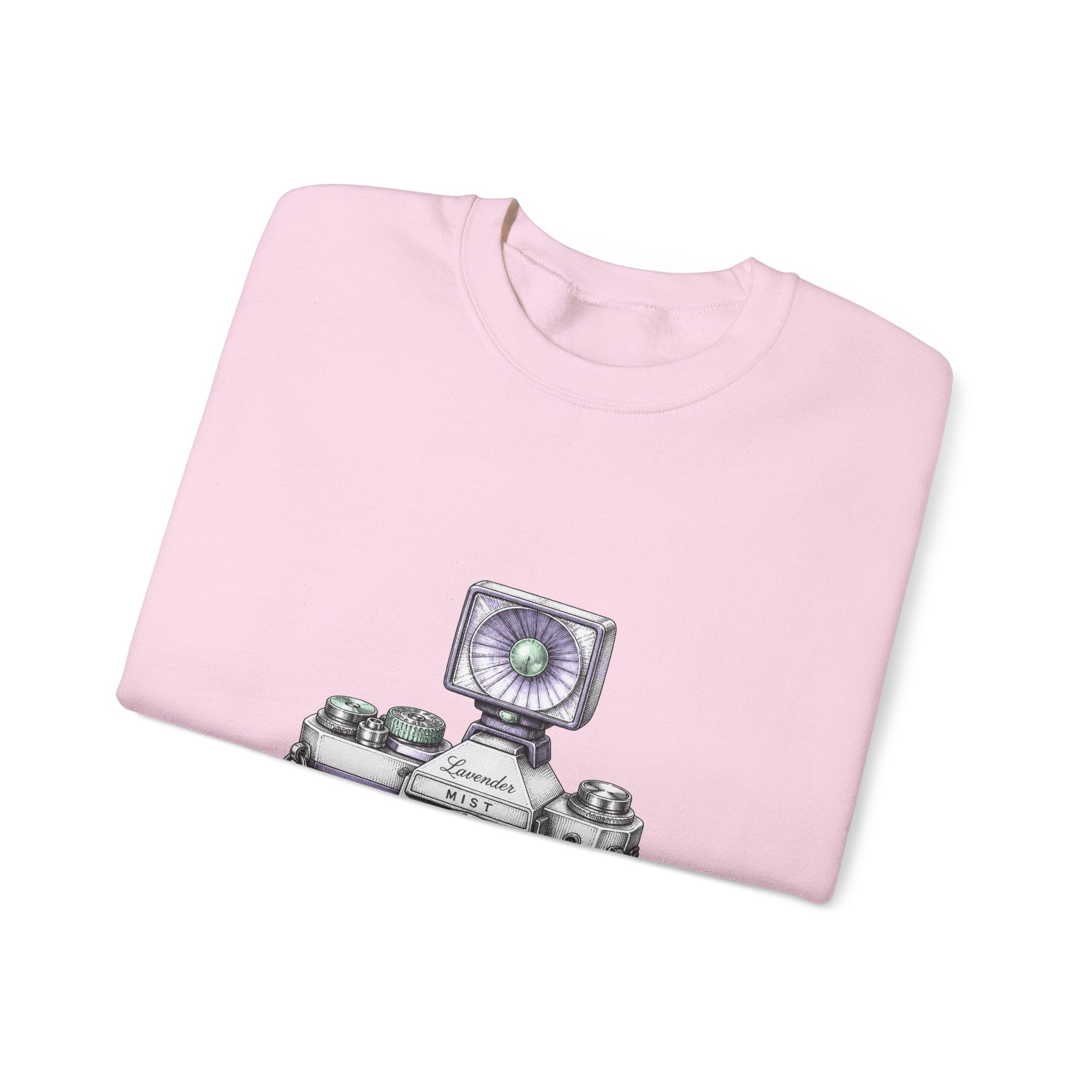 Matching Couple Sweatshirt - Camera & Film Matching Couple Comfort Colors Crew Hand-Drawn Art His Hers Anniversary Gift - Design A