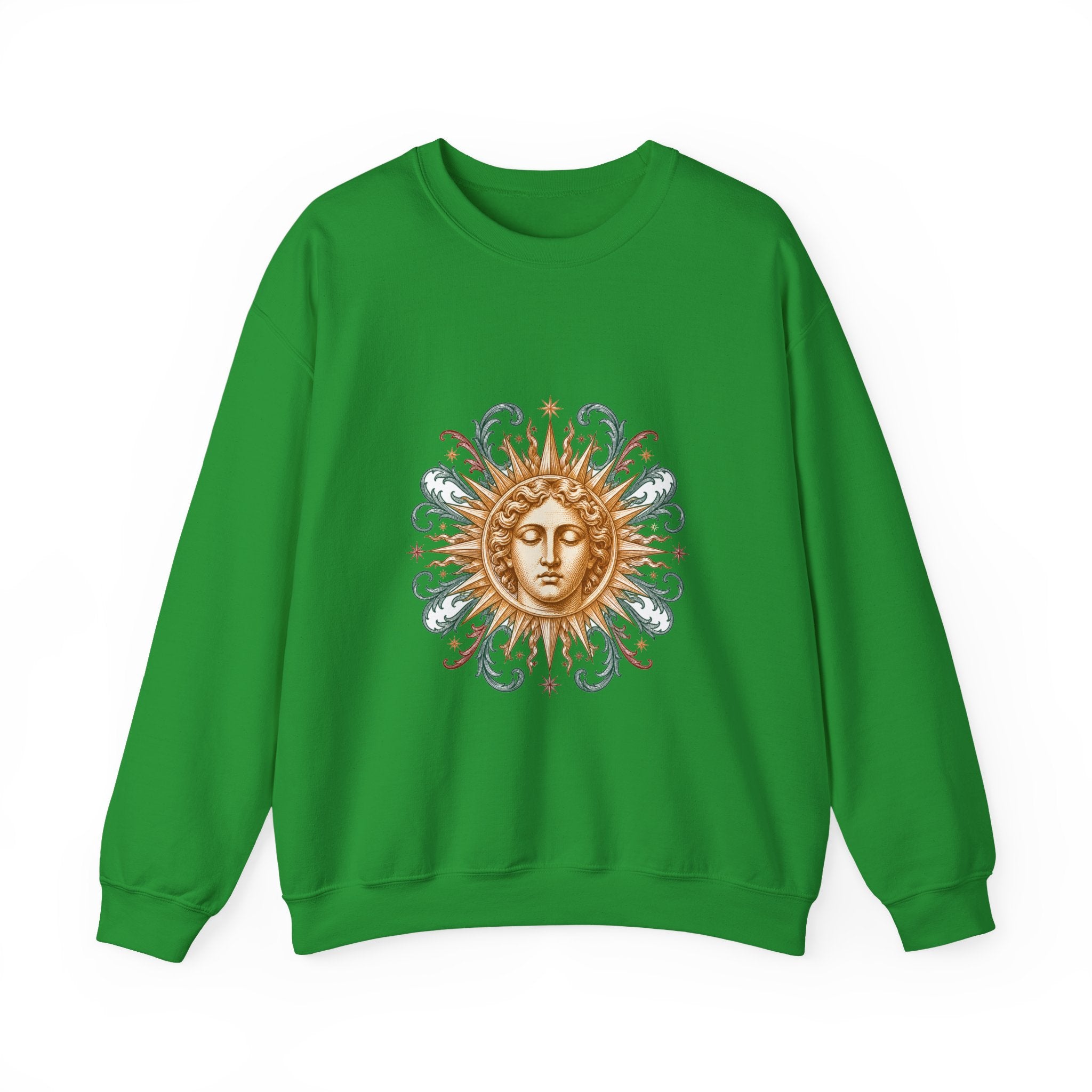 Matching Couple Sweatshirt - Helios & Selene Matching Couple Comfort Colors Crew Vintage Art His Hers Honeymoon Gift - Design A