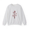 Matching Couple Sweatshirt - Rose & Thorn Matching Couple Crewneck Sweatshirt Hand-Drawn Art His Hers Best Friend Gift - Design B
