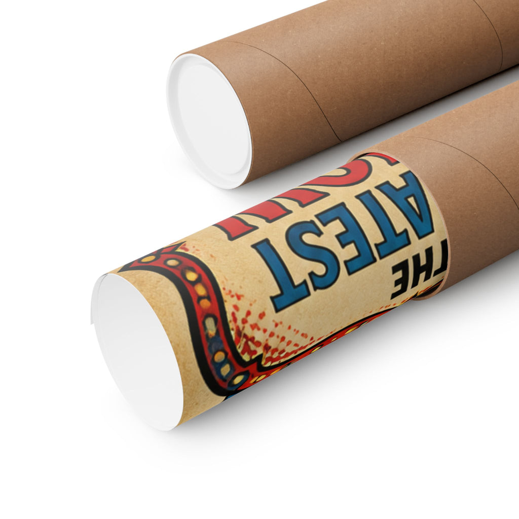 Lipstick Cannon Wall Art Poster 24×36 Pop Art Restaurant Decor Maximalist Print
