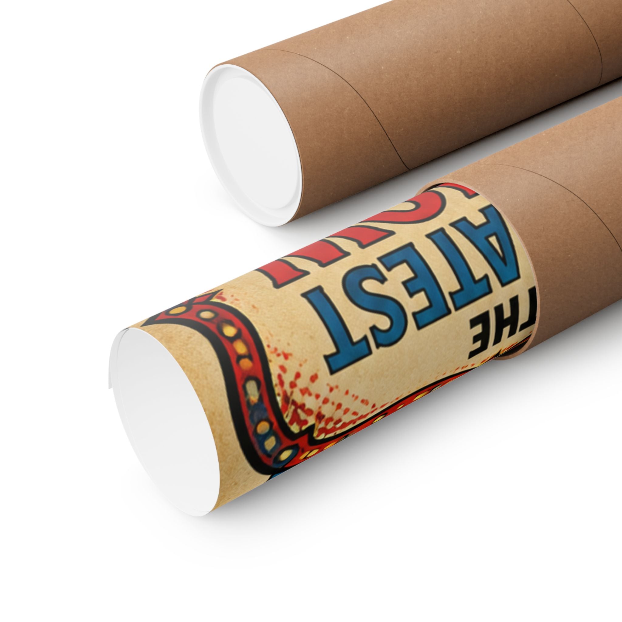 Lipstick Cannon Wall Art Poster 24×36 Pop Art Restaurant Decor Maximalist Print