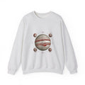 Matching Couple Sweatshirt - Saturn & Jupiter Matching Couple Crewneck Sweatshirt Vintage Art His Hers Wedding Gift - Design B