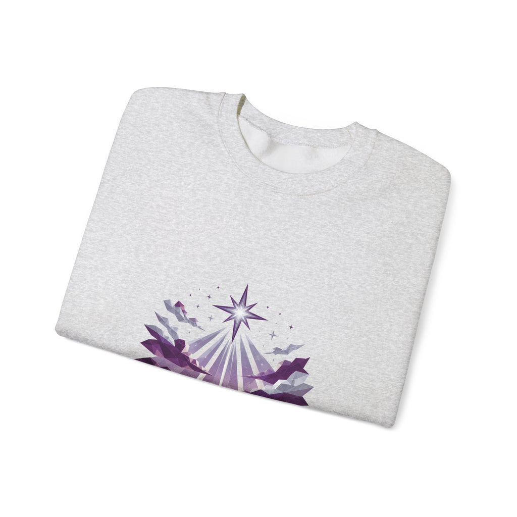 Matching Couple Sweatshirt - Evening & Morning Star Matching Couple Crewneck Sweatshirt Geometric Art His Hers Couple Gift - Design A