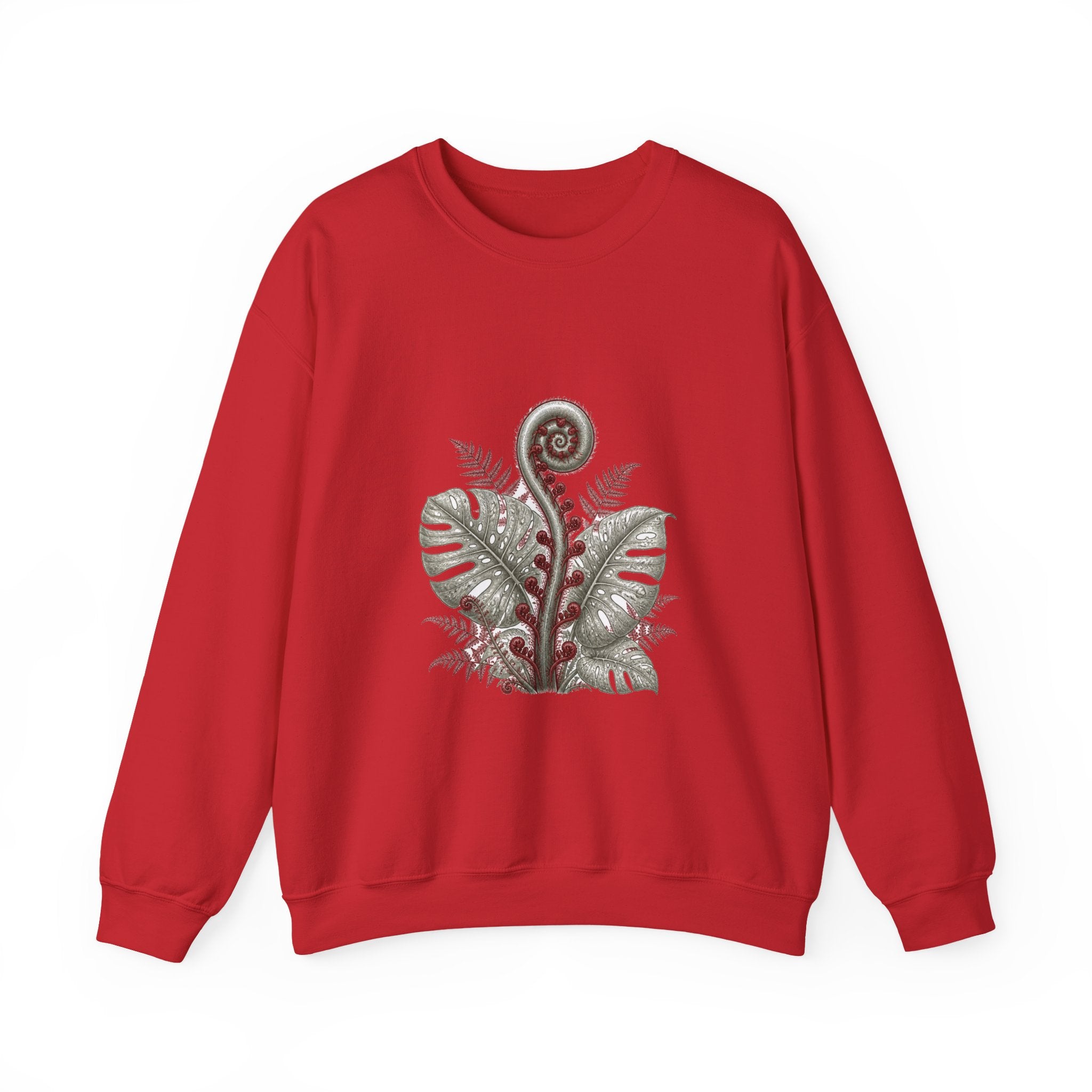 Matching Couple Sweatshirt - Desert & Rainforest Matching Couple Premium Fleece Sweatshirt Vintage Art His Hers Honeymoon Gift - Design B