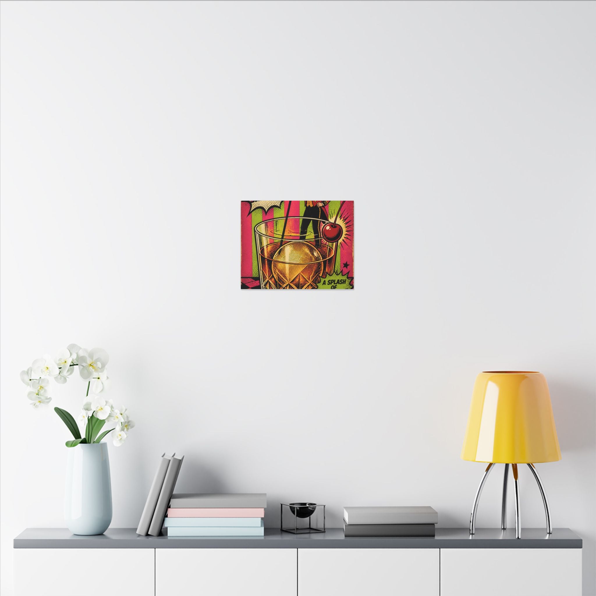 Old Fashioned Ringmaster Wall Art Canvas 24×36 Pop Art Restaurant Decor Maximalist Print