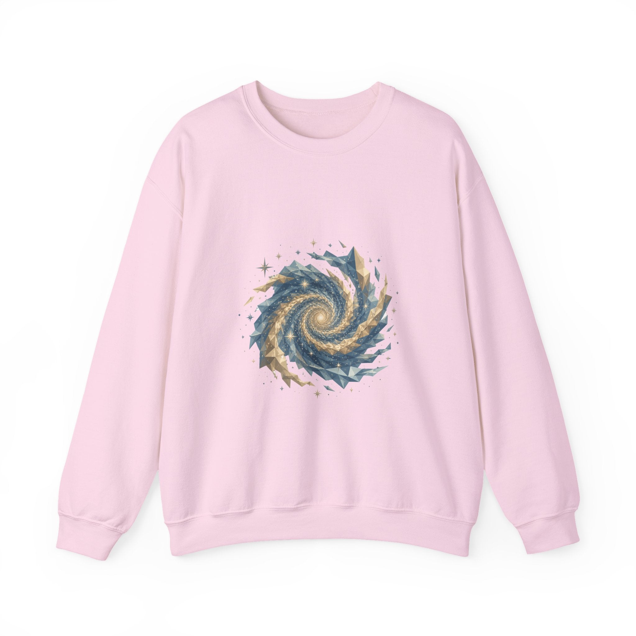 Matching Couple Sweatshirt - Galaxy & Supernova Matching Couple Premium Fleece Sweatshirt Geometric Art His Hers Love Gift - Design A