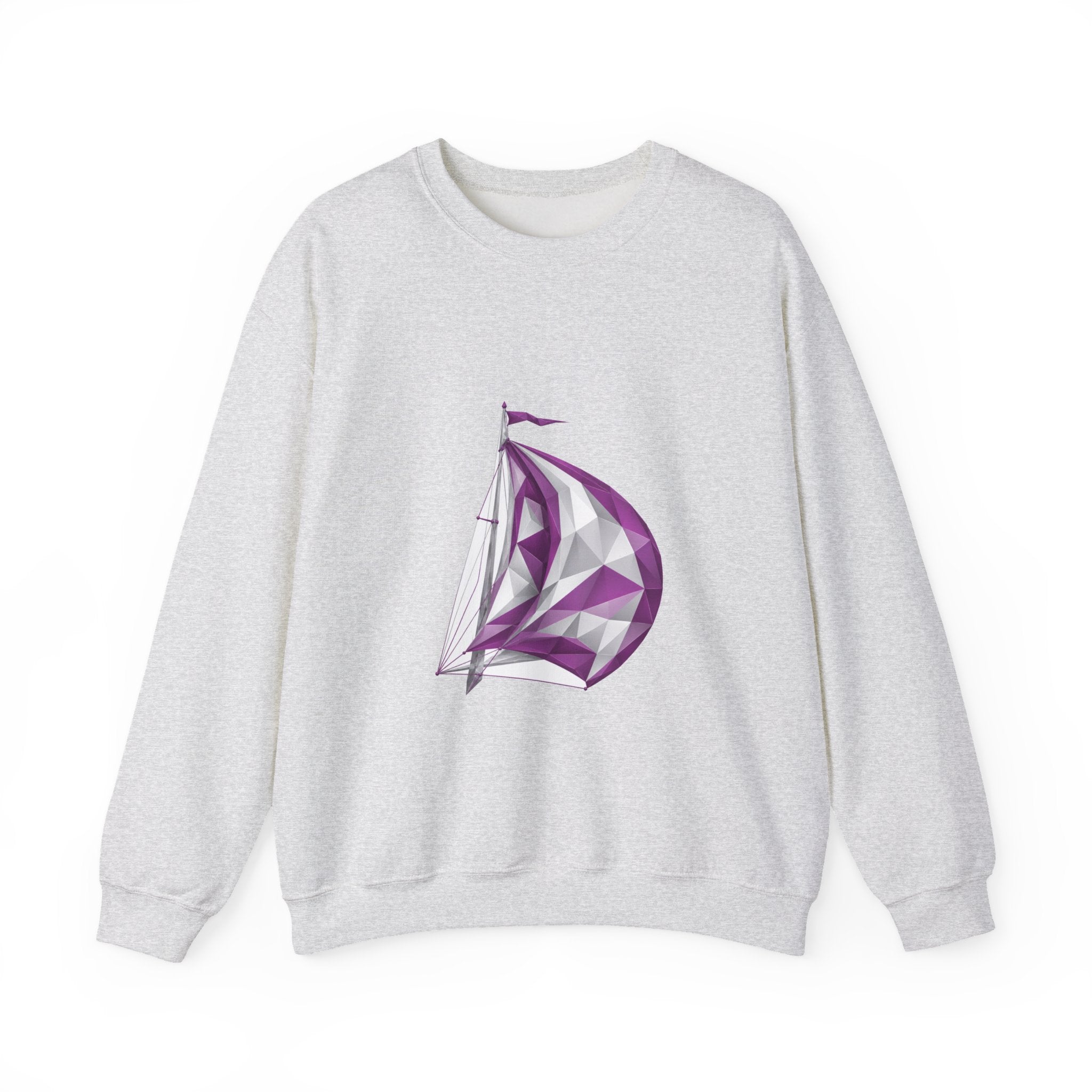 Matching Couple Sweatshirt - Anchor & Sail Matching Couple Comfort Colors Crew Geometric Art His Hers Love Gift - Design B