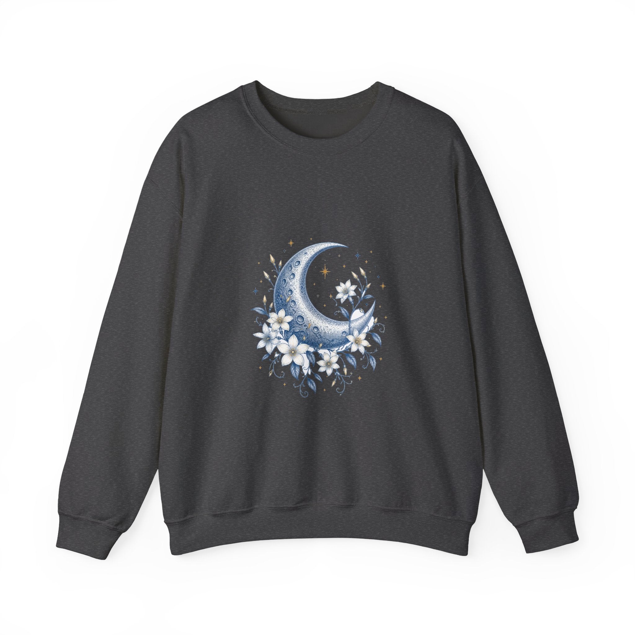 Matching Couple Sweatshirt - Sun & Moon Matching Couple Comfort Colors Crew Vintage Art His Hers Honeymoon Gift - Design A