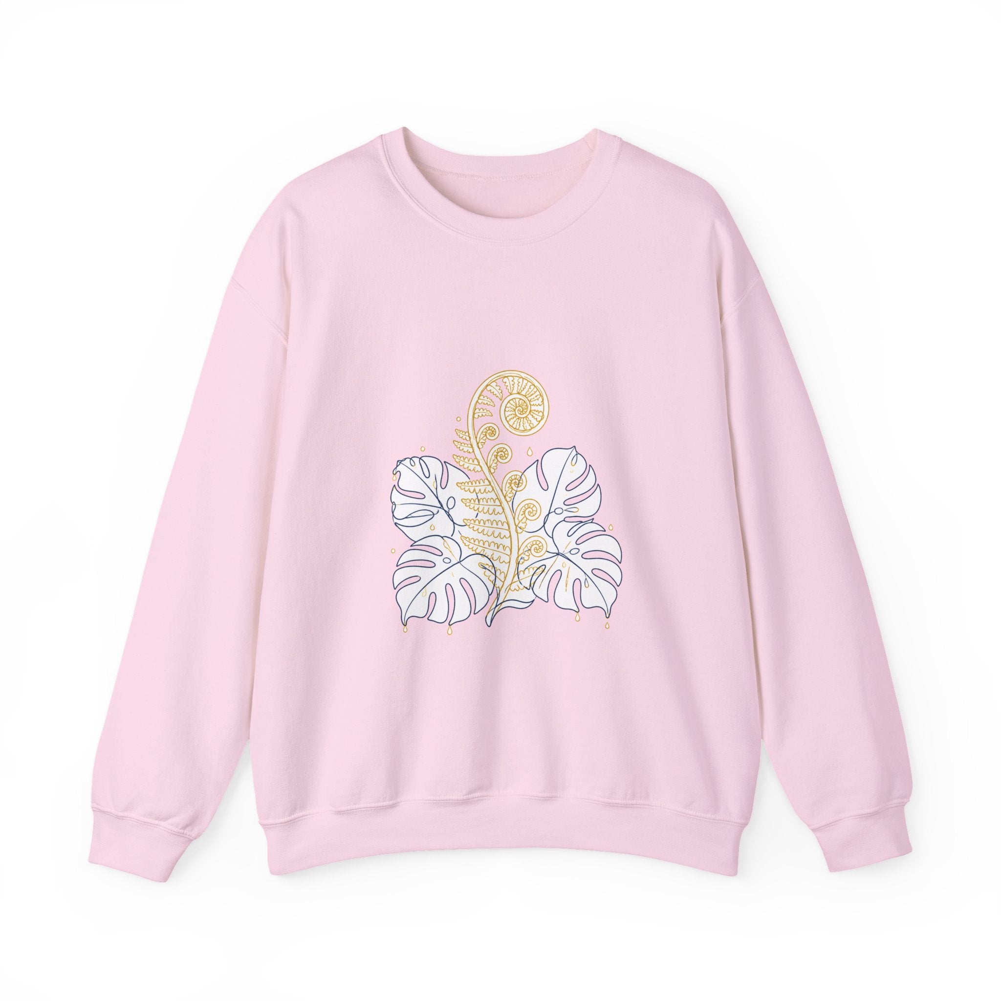 Matching Couple Sweatshirt - Desert & Rainforest Matching Couple Comfort Colors Crew Minimalist Art His Hers Christmas Gift - Design B