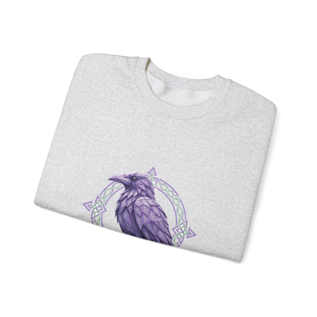 Matching Couple Sweatshirt - Huginn & Muninn Matching Couple Comfort Colors Crew Geometric Art His Hers Love Gift - Design B