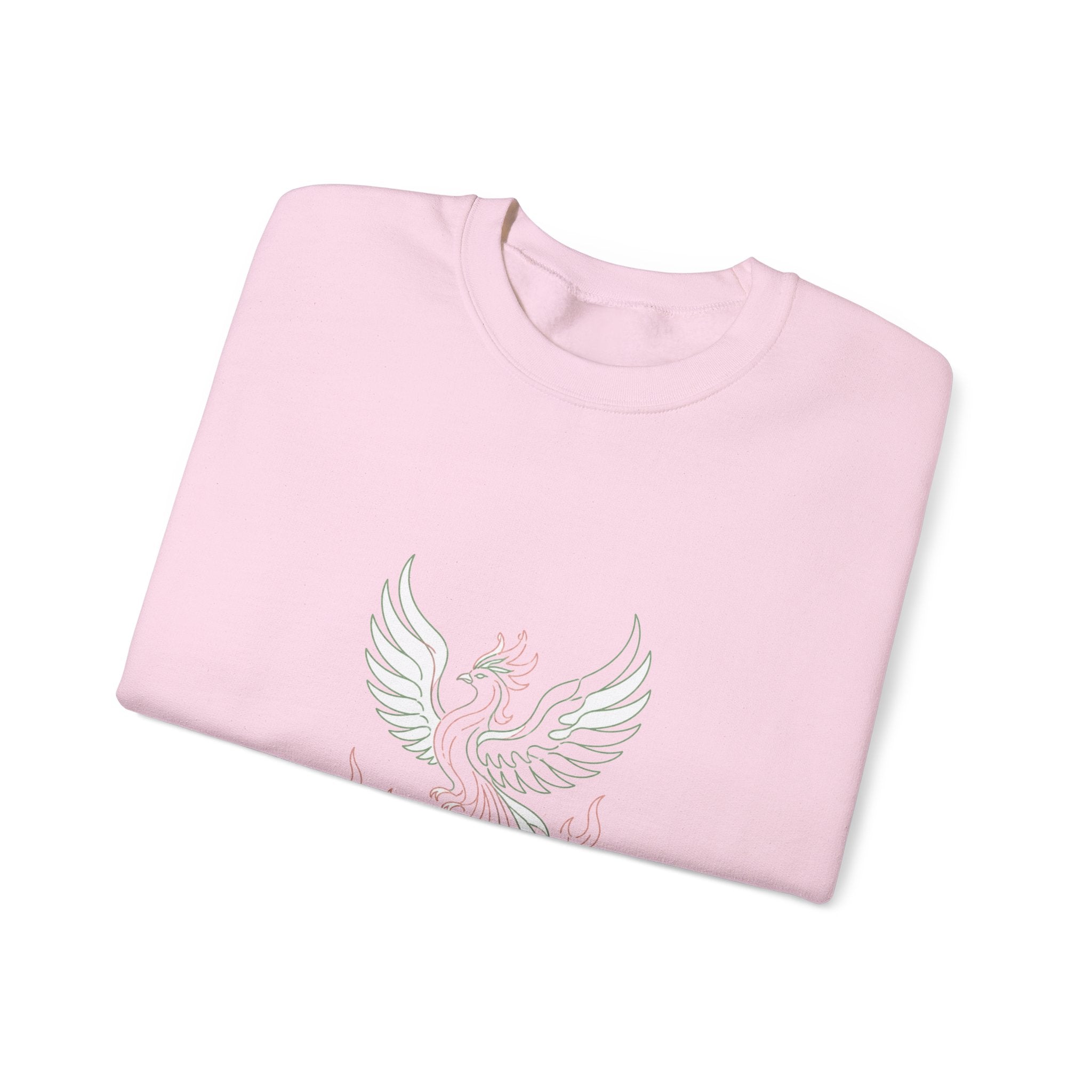 Matching Couple Sweatshirt - Dragon & Phoenix Matching Couple Premium Fleece Sweatshirt Minimalist Art His Hers Christmas Gift - Design B