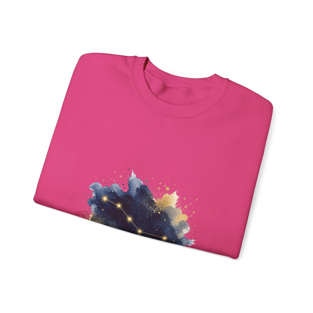 Matching Couple Sweatshirt - Big & Little Dipper Matching Couple Comfort Colors Crew Watercolor Art His Hers Birthday Gift - Design A