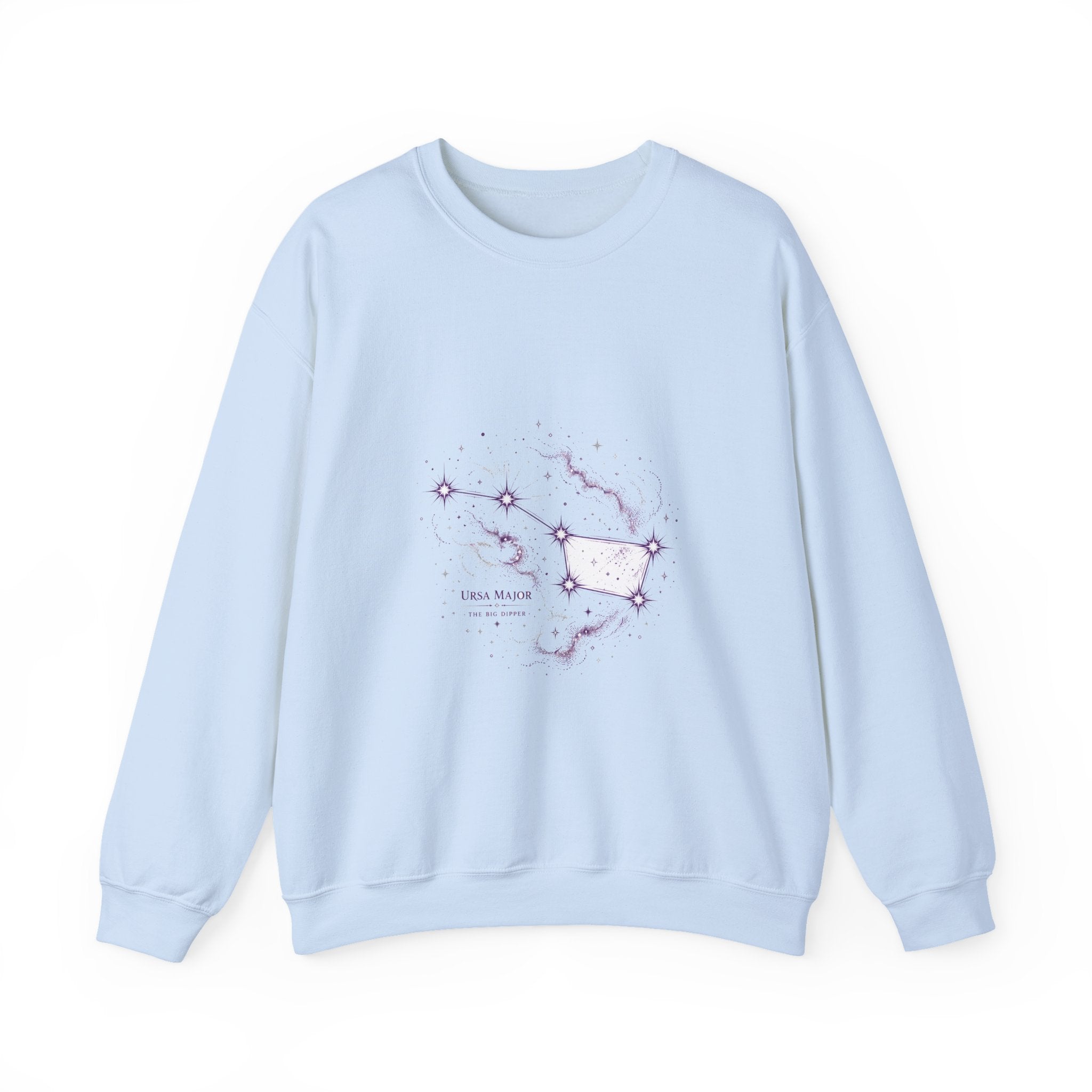 Matching Couple Sweatshirt - Big & Little Dipper Matching Couple Comfort Colors Crew Hand-Drawn Art His Hers Anniversary Gift - Design A