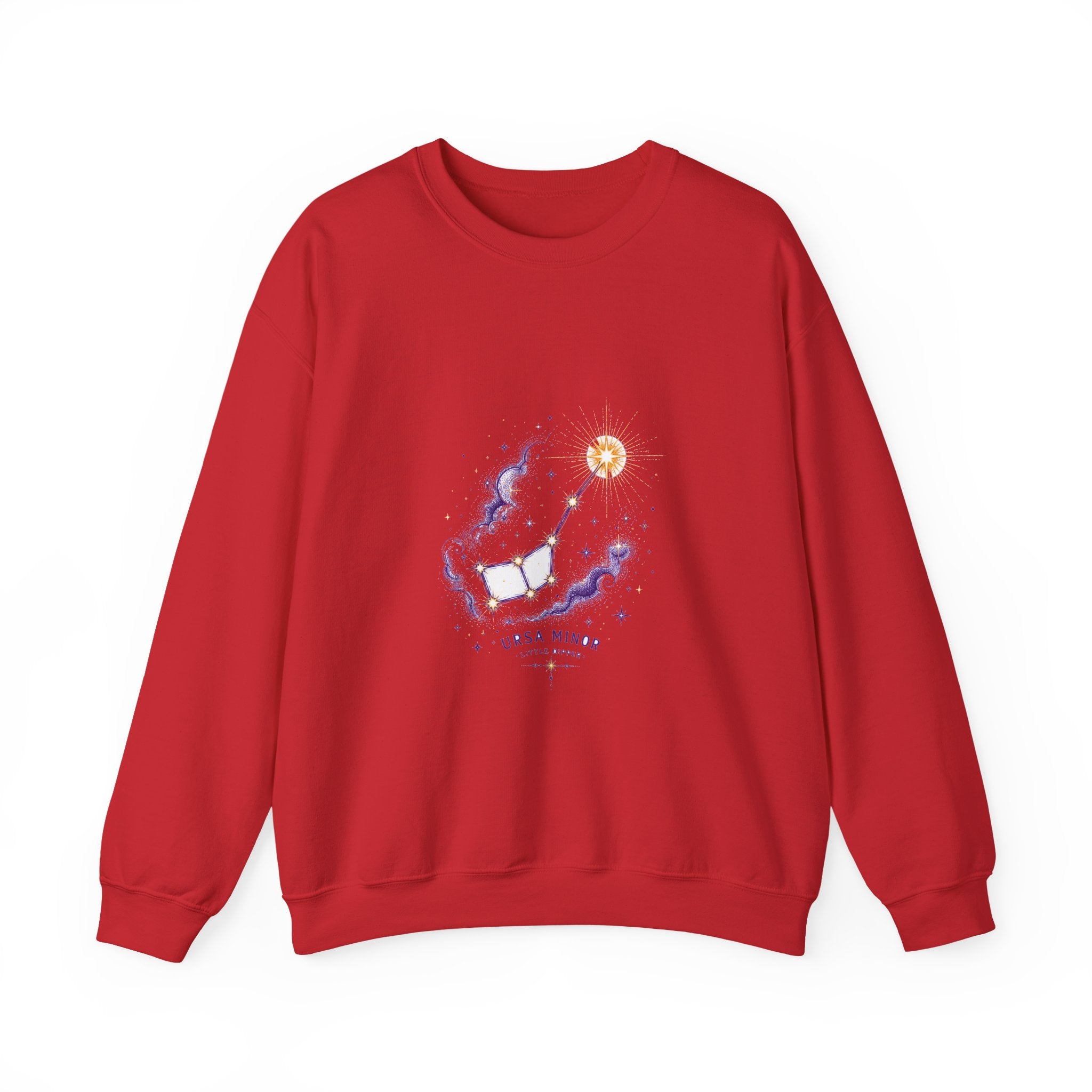Matching Couple Sweatshirt - Big & Little Dipper Matching Couple Crewneck Sweatshirt Hand-Drawn Art His Hers Best Friend Gift - Design B