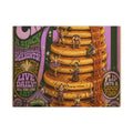 Pancake Stack Platform Wall Art Canvas 16×20 Psychedelic Cafe Decor Maximalist Print